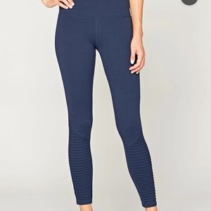 Threads 4 Thought Navy Blue Moto Skinny Leggings